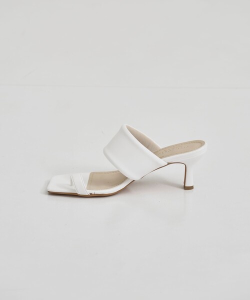 CITY TOKYO(シティトウキョウ)の「【CITY TOKYO/シティートウキョウ】Asymmetry Leather Sandal/アシンメトリーレザーサンダル(サンダル・レディース・ブラック/ホワイト/シルバー・1/2)」の11枚目の写真
