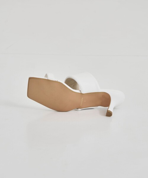 CITY TOKYO(シティトウキョウ)の「【CITY TOKYO/シティートウキョウ】Asymmetry Leather Sandal/アシンメトリーレザーサンダル(サンダル・レディース・ブラック/ホワイト/シルバー・1/2)」の12枚目の写真