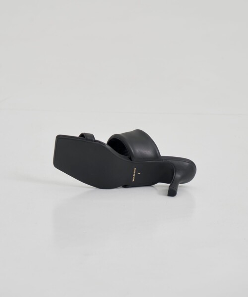 CITY TOKYO(シティトウキョウ)の「【CITY TOKYO/シティートウキョウ】Asymmetry Leather Sandal/アシンメトリーレザーサンダル(サンダル・レディース・ブラック/ホワイト/シルバー・1/2)」の18枚目の写真