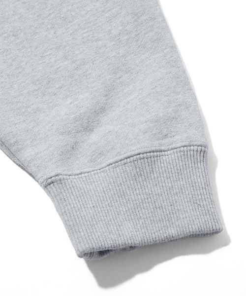 X-girl(エックスガール)の「BRUSHED COLLAGE GRAPHIC FACE PATCH ZIP UP SWEAT HOODIE(パーカー・レディース・アッシュ/ブラック/ブラウン・M/S)」の14枚目の写真