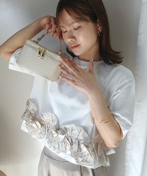 CORNERS | フリルドッキングTシャツ(Tシャツ/カットソー)