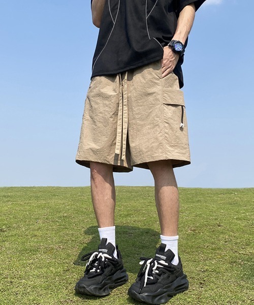 KELVIN(ケルヴァン)の「Utility Cargo Shorts ユーティリティカーゴショーツ(その他パンツ・メンズ・ブラック/ベージュ・MEDIUM/LARGE)」の10枚目の写真