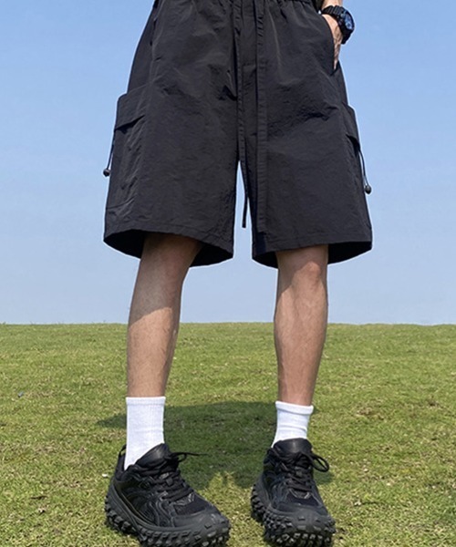 KELVIN(ケルヴァン)の「Utility Cargo Shorts ユーティリティカーゴショーツ(その他パンツ・メンズ・ブラック/ベージュ・MEDIUM/LARGE)」の15枚目の写真