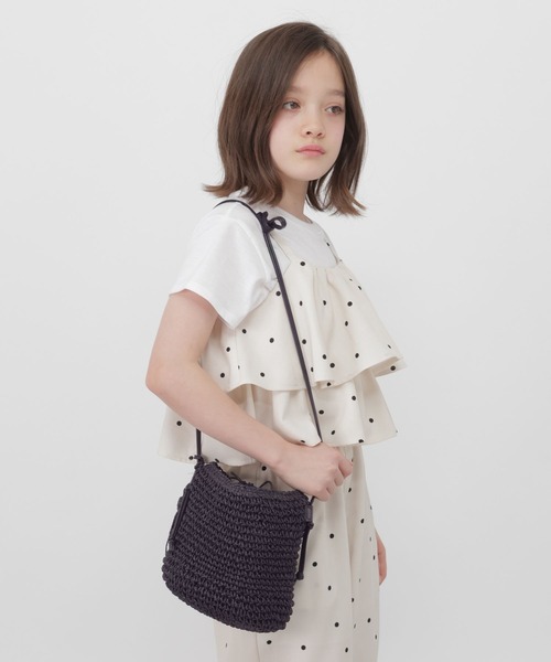 GLOBAL WORK（グローバルワーク）の「ペーパーショルダーバック/671975（ショルダーバッグ・キッズ・ブラック/ベージュ・ONE SIZE）」の22枚目の写真