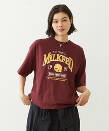 MILKFED. | EAGLE ARCH LOGO S/S TEE(Tシャツ/カットソー)