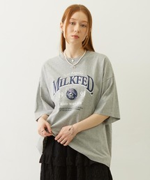 MILKFED. | EAGLE ARCH LOGO S/S TEE(Tシャツ/カットソー)