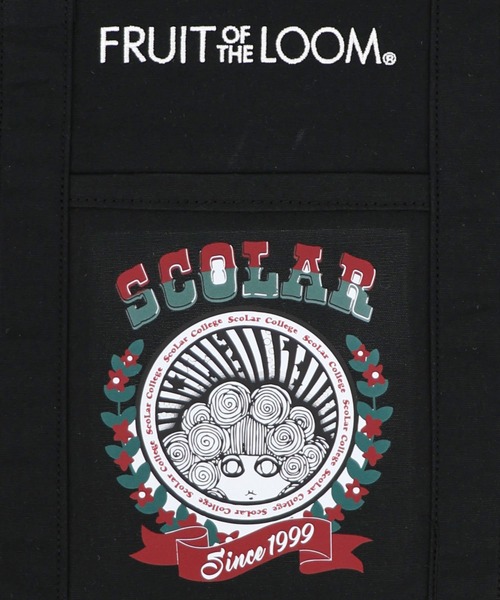 ScoLar(スカラー)の「662442:FRUIT OF THE LOOM×ScoLarコラボ トートバッグ(トートバッグ・レディース・ブラック/グレー/オフホワイト/イエロー/ネイビー/ピンク/グリーン・FREE)」の14枚目の写真