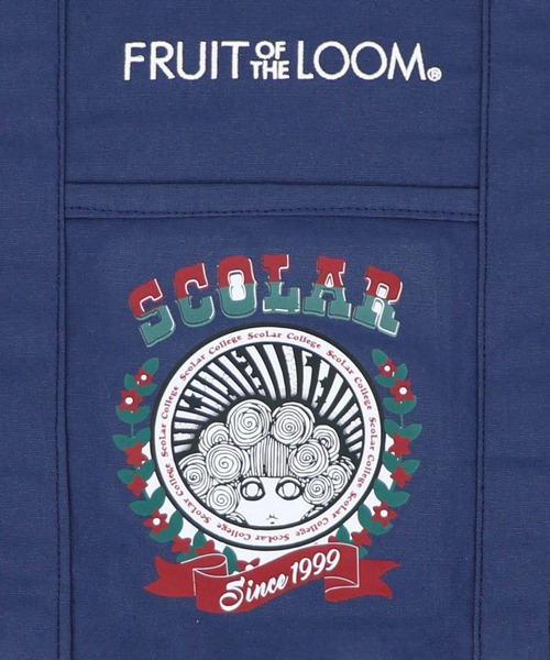 ScoLar(スカラー)の「662442:FRUIT OF THE LOOM×ScoLarコラボ トートバッグ(トートバッグ・レディース・ブラック/グレー/オフホワイト/イエロー/ネイビー/ピンク/グリーン・FREE)」の17枚目の写真