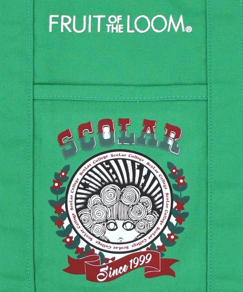 ScoLar(スカラー)の「662442:FRUIT OF THE LOOM×ScoLarコラボ トートバッグ(トートバッグ・レディース・ブラック/グレー/オフホワイト/イエロー/ネイビー/ピンク/グリーン・FREE)」の19枚目の写真