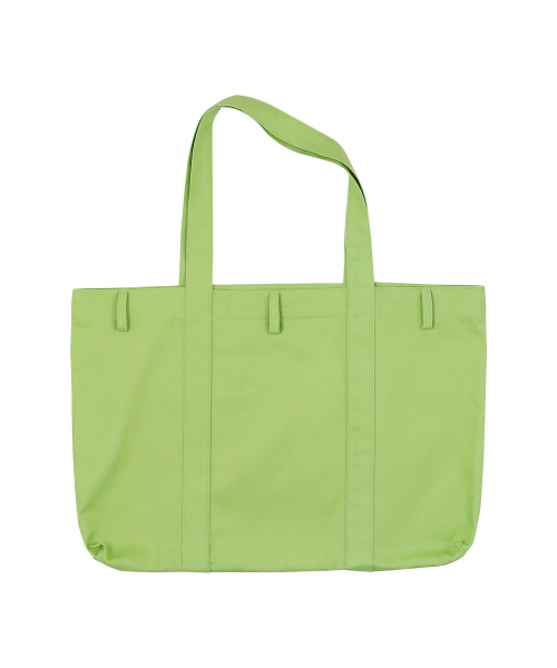 KIJIKO（キジコ）の「Ke906. Angled Pocket Utility Tote Melon green（トートバッグ・レディース・その他・FREE）」の6枚目の写真
