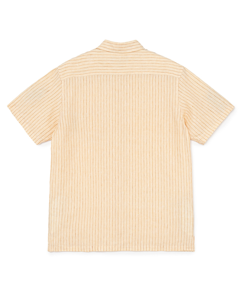 BOTT(ボット)の「BoTT / ボット STRIPED SS SHIRT(シャツ/ブラウス・メンズ・ブルー系その他/ホワイト系その他・SMALL/MEDIUM)」の3枚目の写真