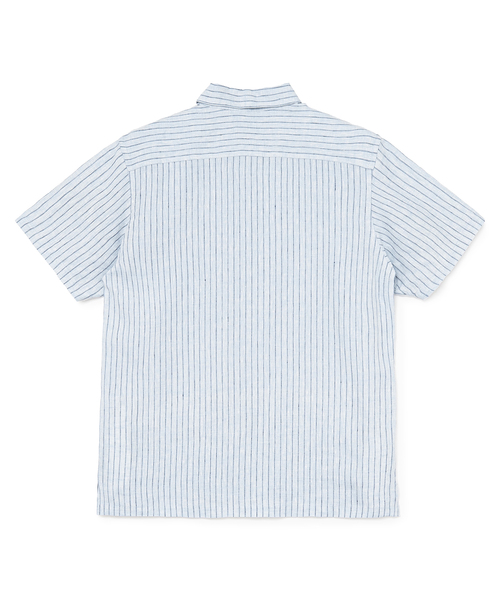 BOTT(ボット)の「BoTT / ボット STRIPED SS SHIRT(シャツ/ブラウス・メンズ・ブルー系その他/ホワイト系その他・SMALL/MEDIUM)」の4枚目の写真