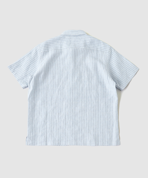 BOTT(ボット)の「BoTT / ボット STRIPED SS SHIRT(シャツ/ブラウス・メンズ・ブルー系その他/ホワイト系その他・SMALL/MEDIUM)」の8枚目の写真