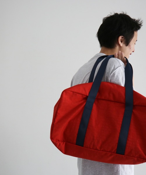 LINDER SPORT(リンダースポーツ)の「LINDER SPORT Duffle bag(ドラムバッグ・メンズ・レッド/ネイビー・OS)」の6枚目の写真