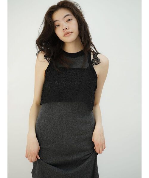 FIKA.(フィーカ)の「Crochet lace bustier(その他トップス・レディース・ホワイト/ブラック・MEDIUM)」の9枚目の写真