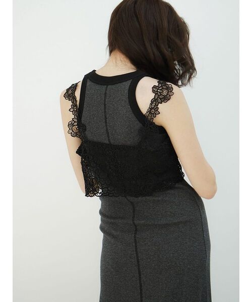 FIKA.(フィーカ)の「Crochet lace bustier(その他トップス・レディース・ホワイト/ブラック・MEDIUM)」の10枚目の写真