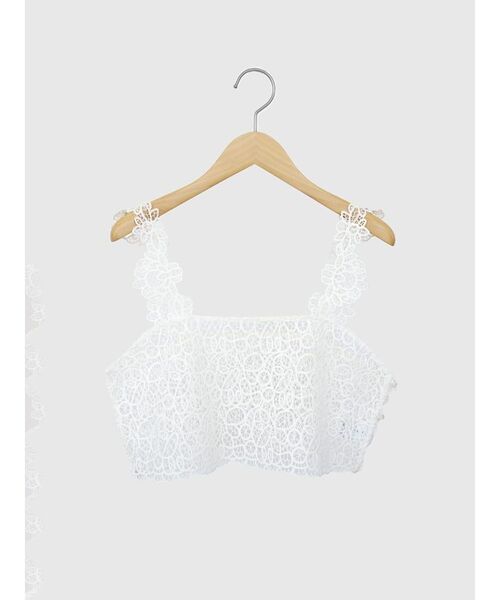 FIKA.(フィーカ)の「Crochet lace bustier(その他トップス・レディース・ホワイト/ブラック・MEDIUM)」の16枚目の写真