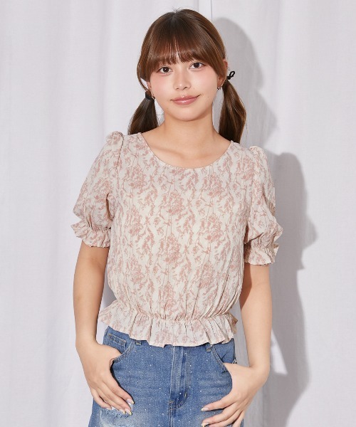 GORGE（ゴージ）の「花柄２ＷＡＹキャンディーブラウス（シャツ/ブラウス・レディース・ラベンダー/ピンク/ブルー・F）」の12枚目の写真