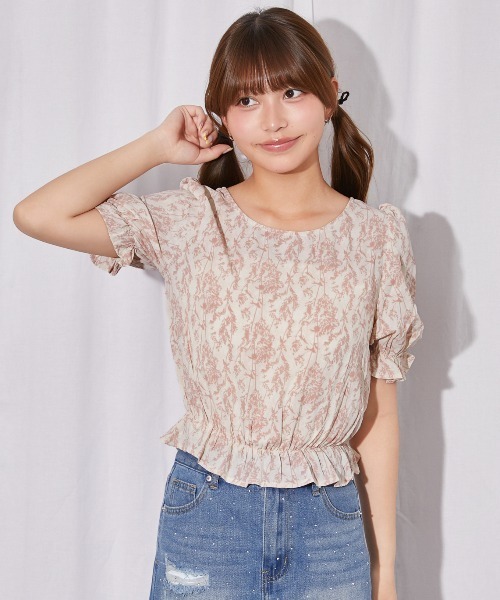 GORGE（ゴージ）の「花柄２ＷＡＹキャンディーブラウス（シャツ/ブラウス・レディース・ラベンダー/ピンク/ブルー・F）」の13枚目の写真