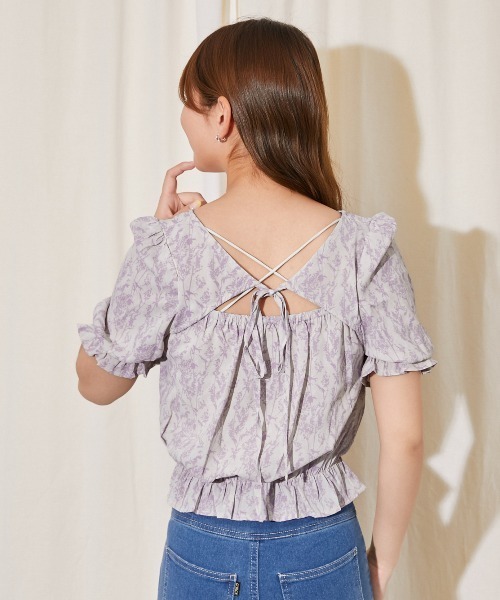 GORGE（ゴージ）の「花柄２ＷＡＹキャンディーブラウス（シャツ/ブラウス・レディース・ラベンダー/ピンク/ブルー・F）」の17枚目の写真