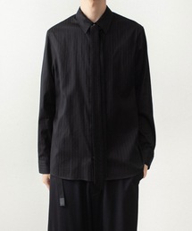 ATTACHMENT（アタッチメント）の「コットン シャドーストライプ ブロード ナロータイ L/S シャツ / CO SHADOW STRIPE BROAD NARROW TIE L/S SHIRT（シャツ/ブラウス）」