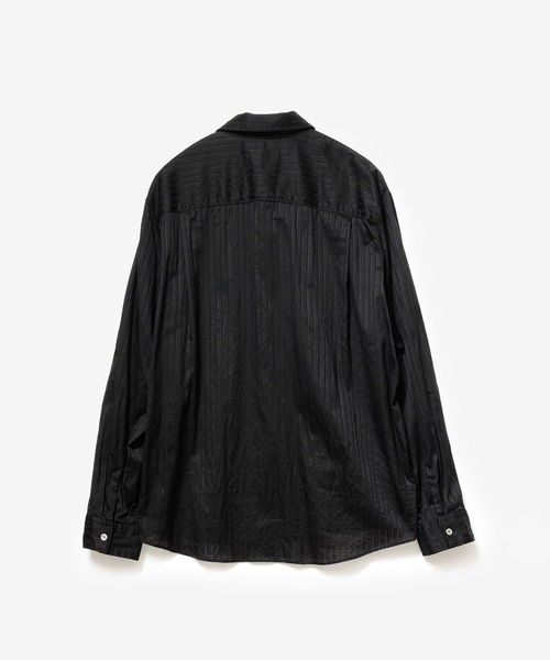 ATTACHMENT(アタッチメント)の「コットン シャドーストライプ ブロード ナロータイ L/S シャツ / CO SHADOW STRIPE BROAD NARROW TIE L/S SHIRT(シャツ/ブラウス・メンズ・オフホワイト/ブラック/カーキ・1/3/2)」の5枚目の写真