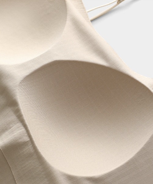 Miniministore(ミニミニストア)の「レースフリルブラトップカップ付キャミ春夏(キャミソール・レディース・ブラック/アイボリー/キャメル/グレイッシュベージュ・FREE)」の20枚目の写真