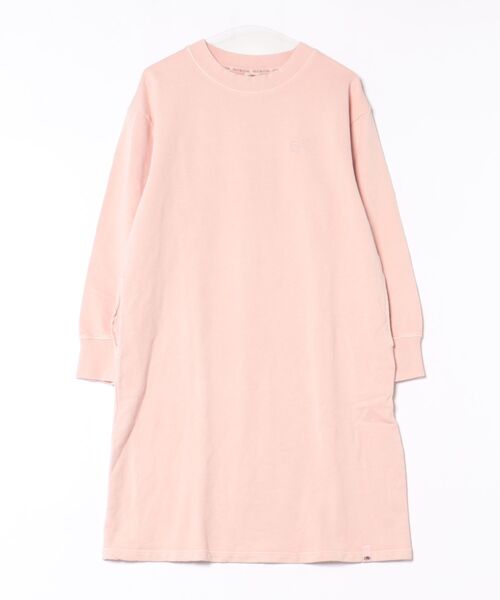 FRUIT OF THE LOOM(フルーツオブザルーム)の「/FRUIT OF THE LOOM/製品染め トレーナーワンピース(ワンピース・レディース・ホワイト/ピンク/レンガ・FREE)」の2枚目の写真