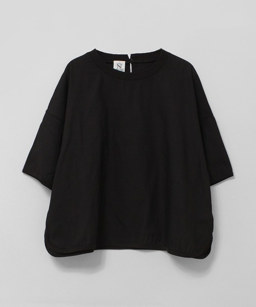 RNA-N(アールエヌエーエヌ)の「B2978 リブコンビヘムカーブプルオーバー(Tシャツ/カットソー・レディース・グレイッシュベージュ/ブラック/レッド・FREE)」の20枚目の写真