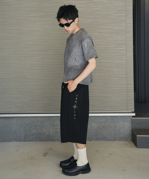 XERO（ゼロ）の「スタッズスウェットショーツ[ブラック]（その他パンツ・メンズ・その他・MEDIUM/LARGE）」の2枚目の写真