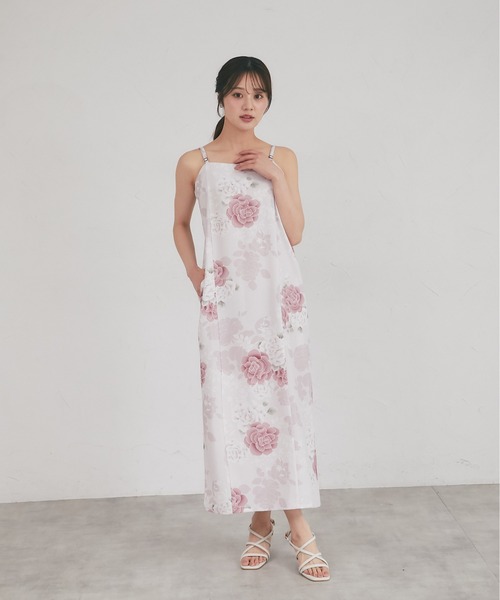 tocco closet（トッコ　クローゼット）の「【トップス＆ワンピース＆帯の３点セット】２ＷＡＹ♪フラワープリントセパレート浴衣（浴衣・レディース・ピンク/アイボリー/ネイビー・FREE）」の22枚目の写真