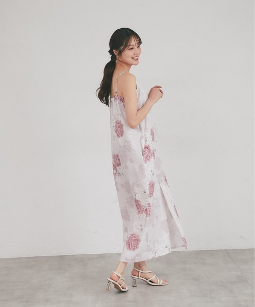 tocco closet（トッコ　クローゼット）の「【トップス＆ワンピース＆帯の３点セット】２ＷＡＹ♪フラワープリントセパレート浴衣（浴衣・レディース・ピンク/アイボリー/ネイビー・FREE）」の21枚目の写真