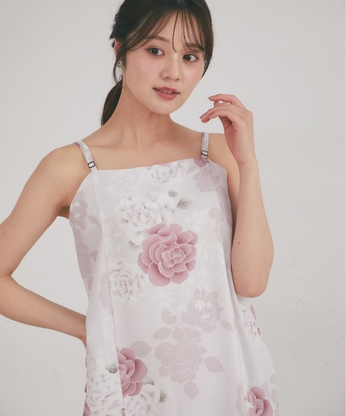tocco closet（トッコ　クローゼット）の「【トップス＆ワンピース＆帯の３点セット】２ＷＡＹ♪フラワープリントセパレート浴衣（浴衣・レディース・ピンク/アイボリー/ネイビー・FREE）」の18枚目の写真