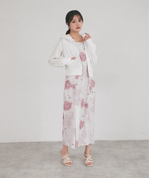 tocco closet（トッコ　クローゼット）の「【トップス＆ワンピース＆帯の３点セット】２ＷＡＹ♪フラワープリントセパレート浴衣（浴衣・レディース・ピンク/アイボリー/ネイビー・FREE）」の19枚目の写真