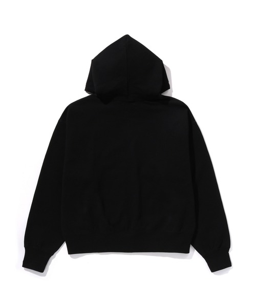 A BATHING APE（アベイシングエイプ）の「ABC CAMO CRYSTAL LOGO WIDE ZIP HOODIE（パーカー・レディース・ブラック/ピンク/グレー・MEDIUM/SMALL）」の4枚目の写真