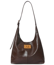 【MUCENT/ムセント】CRESCENT LEATHER SHOULDER BAG/ポーチ付き クレセント レザー ショルダーバッグ/ブランド直輸入正規品