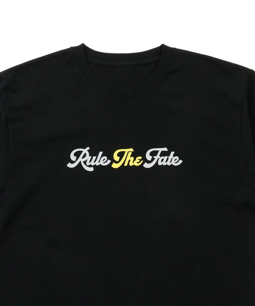 RULE THE FATE(ルールザフェイト)の「RTF LETTERING TEE/レタリングTシャツ(Tシャツ/カットソー・メンズ・ベージュ/ブラック・2/1/0)」の9枚目の写真