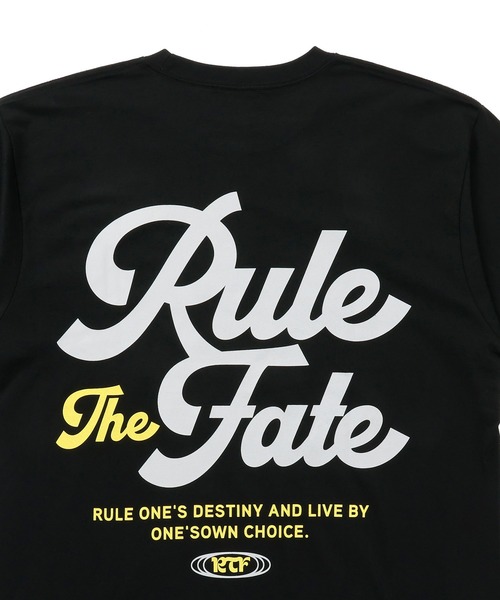 RULE THE FATE(ルールザフェイト)の「RTF LETTERING TEE/レタリングTシャツ(Tシャツ/カットソー・メンズ・ベージュ/ブラック・2/1/0)」の10枚目の写真