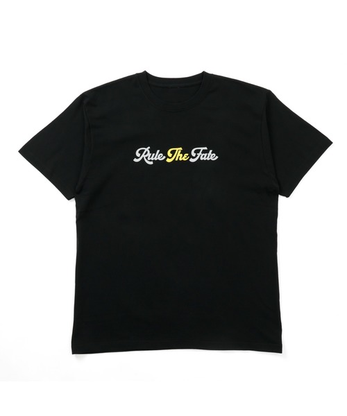 RULE THE FATE(ルールザフェイト)の「RTF LETTERING TEE/レタリングTシャツ(Tシャツ/カットソー・メンズ・ベージュ/ブラック・2/1/0)」の6枚目の写真
