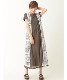 earth music&ecology | 【2016Summer】ドッキングマキシワンピース(ワンピース)