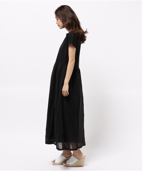 earth music&ecology（アースミュージックアンドエコロジー）の「【2016Summer】ドッキングマキシワンピース（ワンピース・レディース・ネイビー/ブラック/オリーブ・FREE）」の5枚目の写真