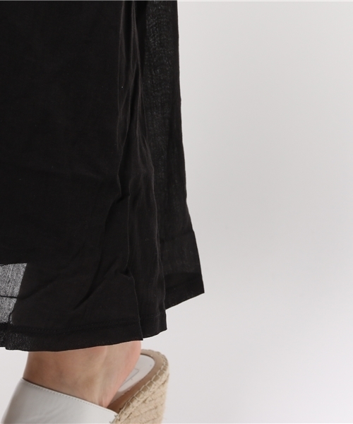 earth music&ecology（アースミュージックアンドエコロジー）の「【2016Summer】ドッキングマキシワンピース（ワンピース・レディース・ネイビー/ブラック/オリーブ・FREE）」の9枚目の写真