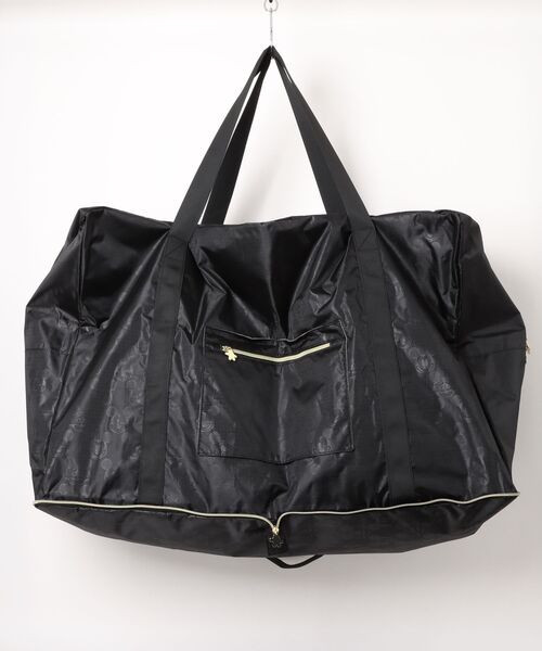 Disney(ディズニー)の「【Disney/ディズニー】 ミッキーマウス 折りたたみボストンバッグ (130L)(ボストンバッグ・レディース・ブラック・FREE)」の2枚目の写真