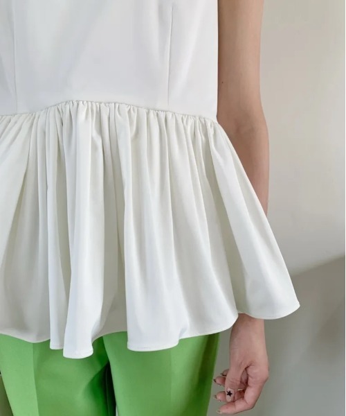 BIRTHDAY BASH(バースデイバッシュ)の「LACE COLLAR NS TOPS(レースカラーNSトップス)(シャツ/ブラウス・レディース・ブラック/ホワイト・MEDIUM/SMALL)」の10枚目の写真