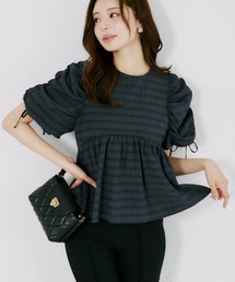 【ZOZO限定】シアーシャドーポコチェックブラウス