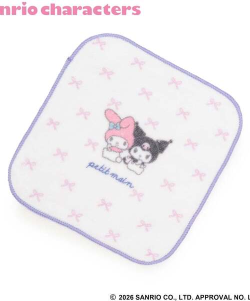 sanrio(サンリオ)の「【サンリオキャラクターズ】プリントハンカチ(その他小物・キッズ・サックスブルー/ライトピンク/アイボリー・F)」の3枚目の写真