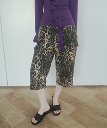 chernyy low-waist cotton capri pants / ローウエストコットンカプリパンツ