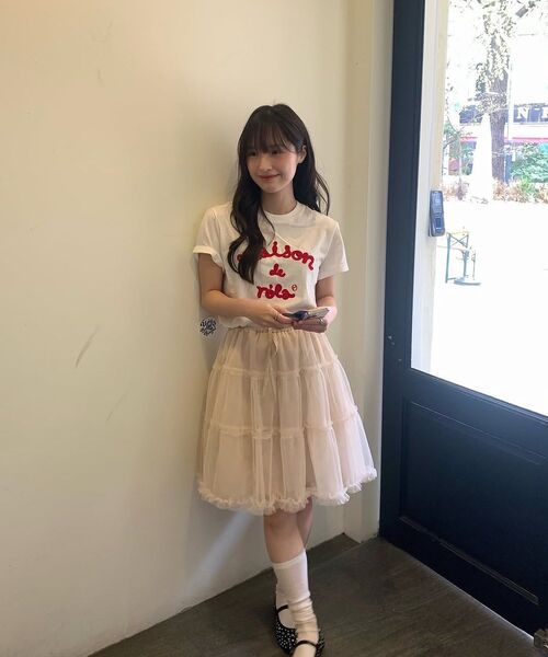 ROLAROLA(ロラロラ)の「MAISON DE ROLA 刺繍 T シャツ ネイビー(Tシャツ/カットソー・レディース・ネイビー・SMALL/MEDIUM/X-SMALL)」の11枚目の写真