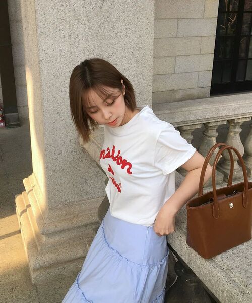 ROLAROLA(ロラロラ)の「MAISON DE ROLA 刺繍 T シャツ ネイビー(Tシャツ/カットソー・レディース・ネイビー・SMALL/MEDIUM/X-SMALL)」の17枚目の写真