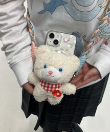 .KOM（ドットコム）の「A'GEM/9 × .kom 『.KOM/ドットケーオーエム』ぬいぐるみストラップ（キーホルダー）」